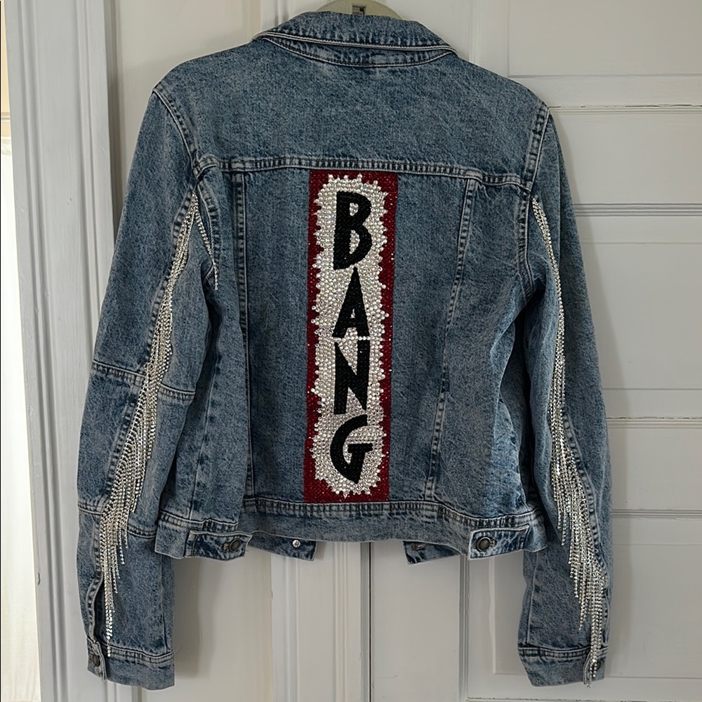 Custom Free People Denim Jacket Beyonce Cowboy Carter